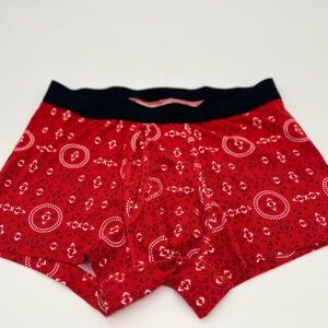 Goodfellow & Co Men's Size Medium Boxers Comfort Soft Red & Black